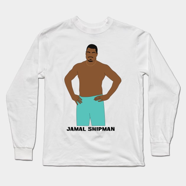 Jamal Shipman Long Sleeve T-Shirt by katietedesco